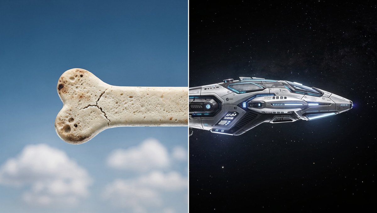 Bone to Spaceship Transition Image — example 4
