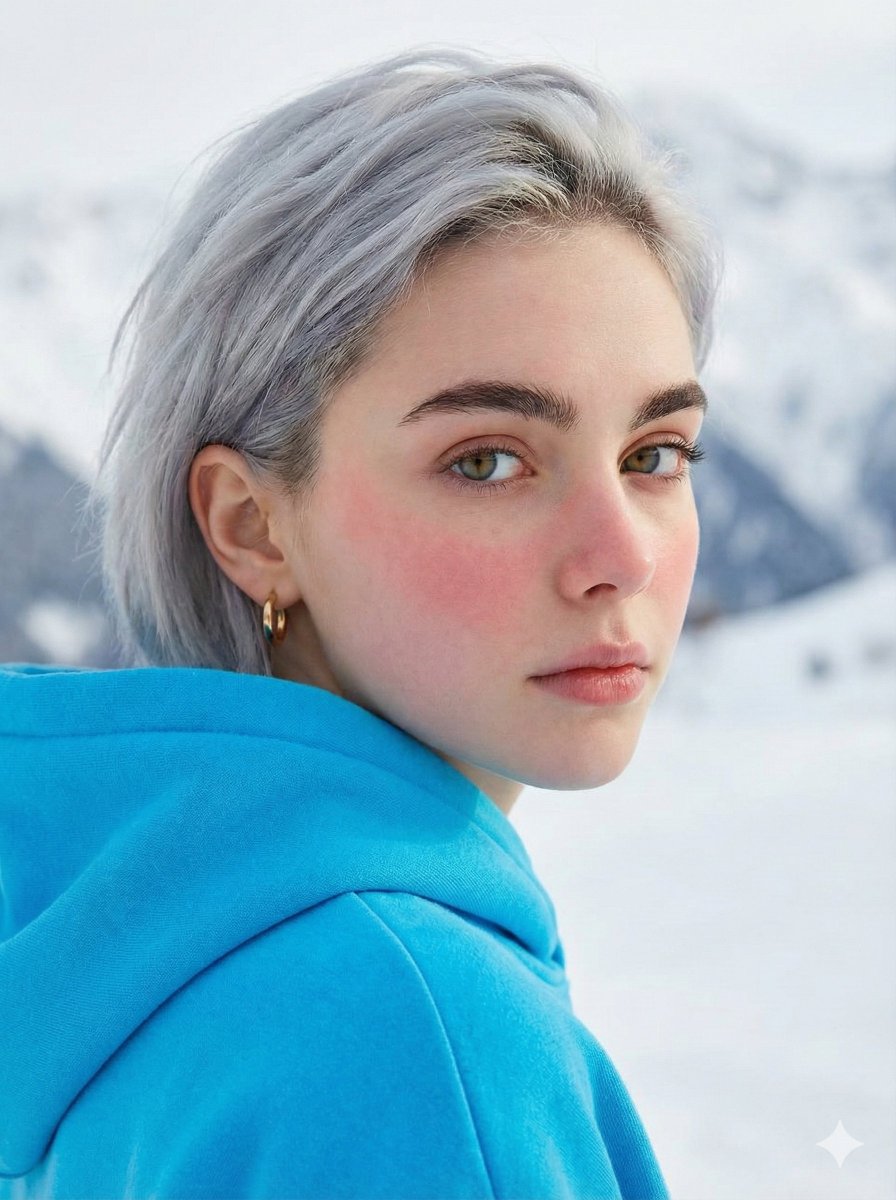 Melancholic Portrait Looking Over Shoulder Prompt — example 1