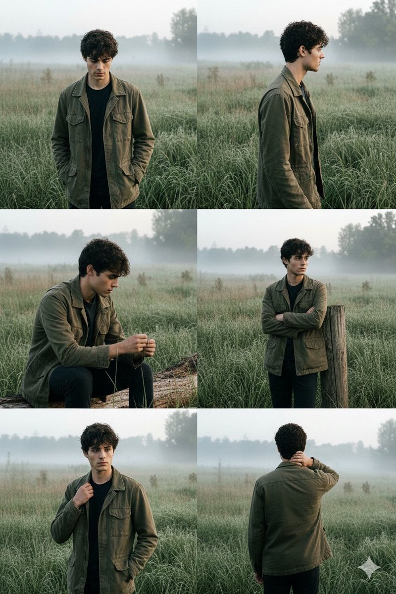 Contemplative Meadow Portrait Prompt (Identity Preservation) — example 2