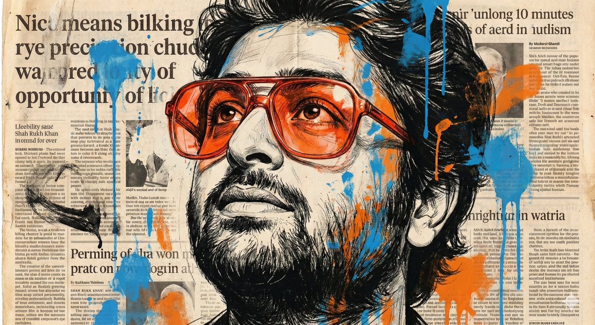 Expressive Portrait with Abstract Expressionism Style — example 2