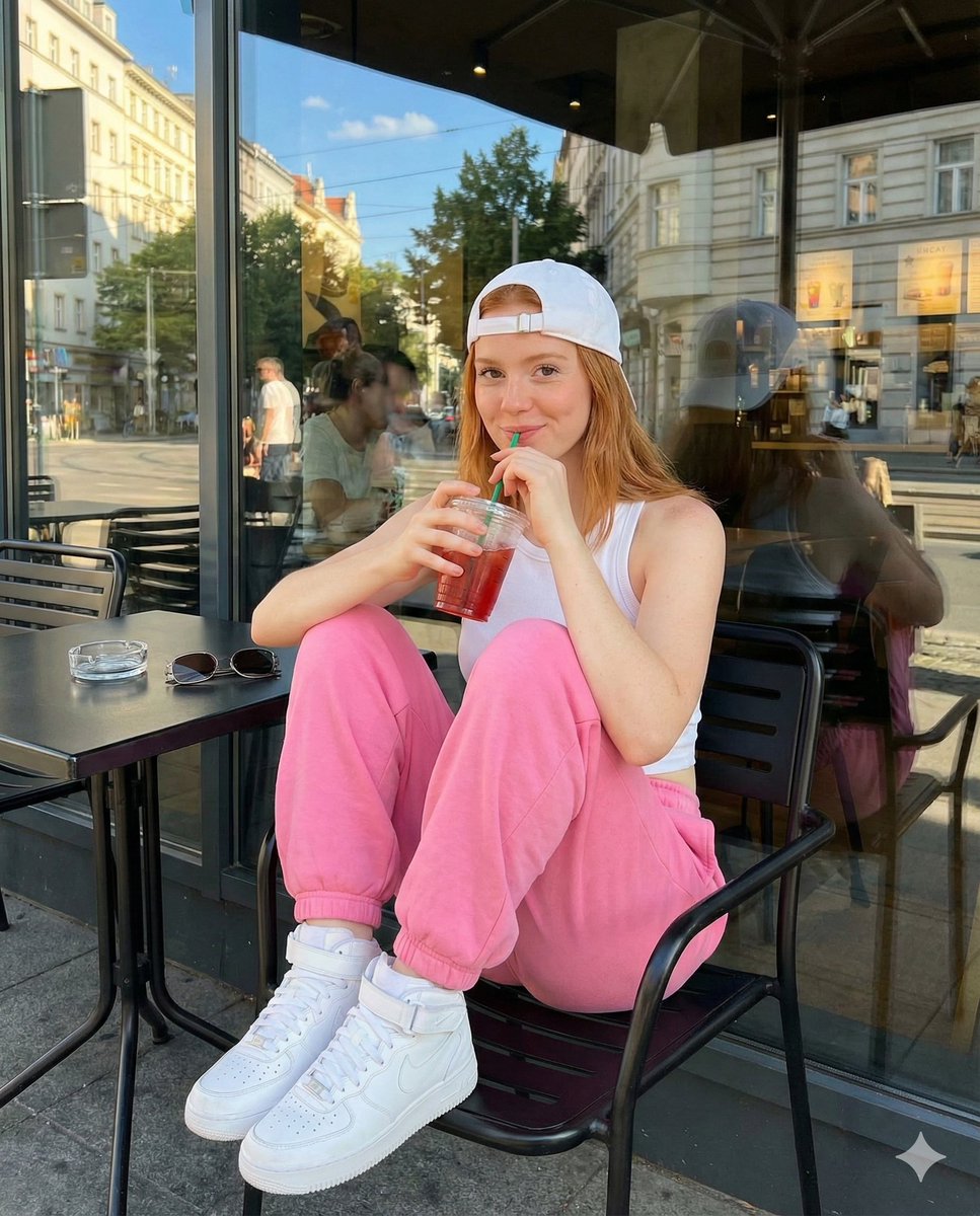 Candid Street Photography at European Cafe — example 1