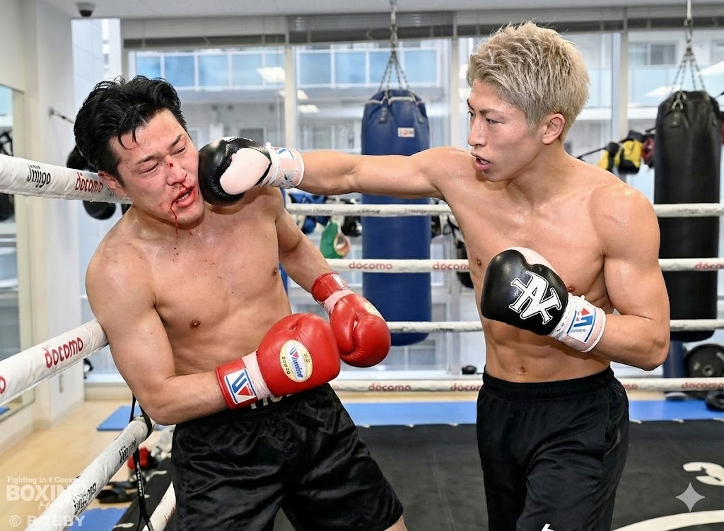 Generating a boxing match image between two specific people — example 2