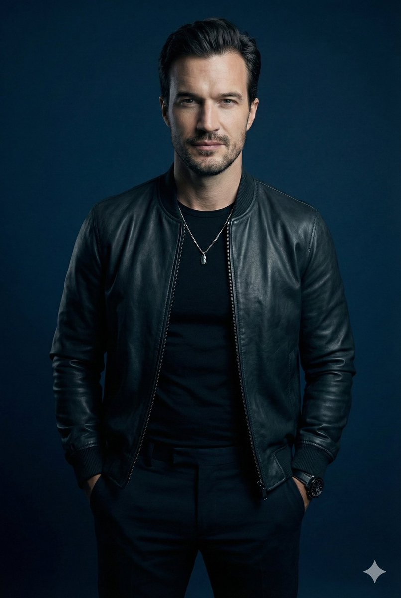 Moody Cinematic Studio Portrait Prompt — example 1