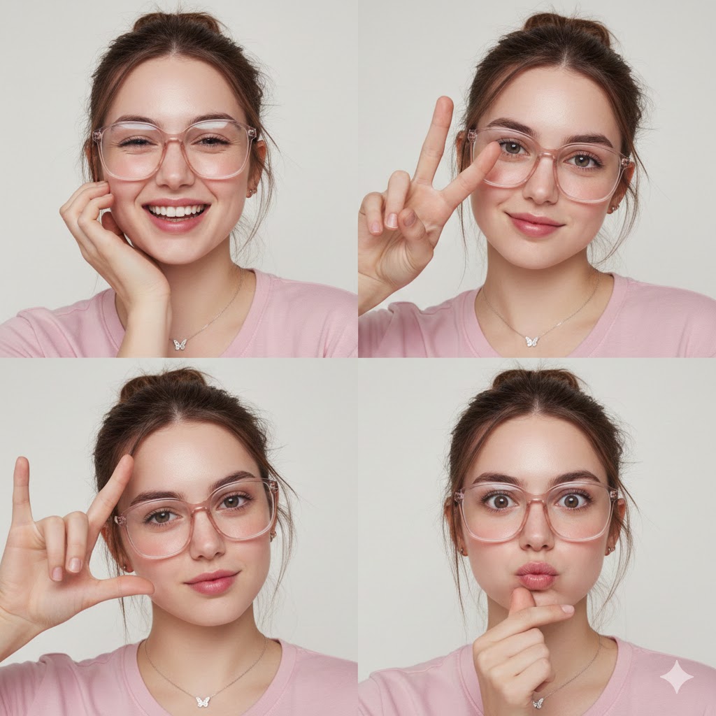 4-Panel Collage Portrait with Identity Lock Prompt — example 2
