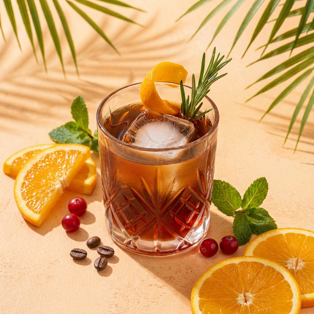 High-End Cocktail Visual Marketing Prompt — example 3