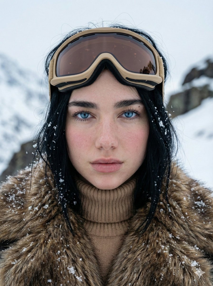 Structured JSON Prompt for Arctic Cinematic Portrait — example 3