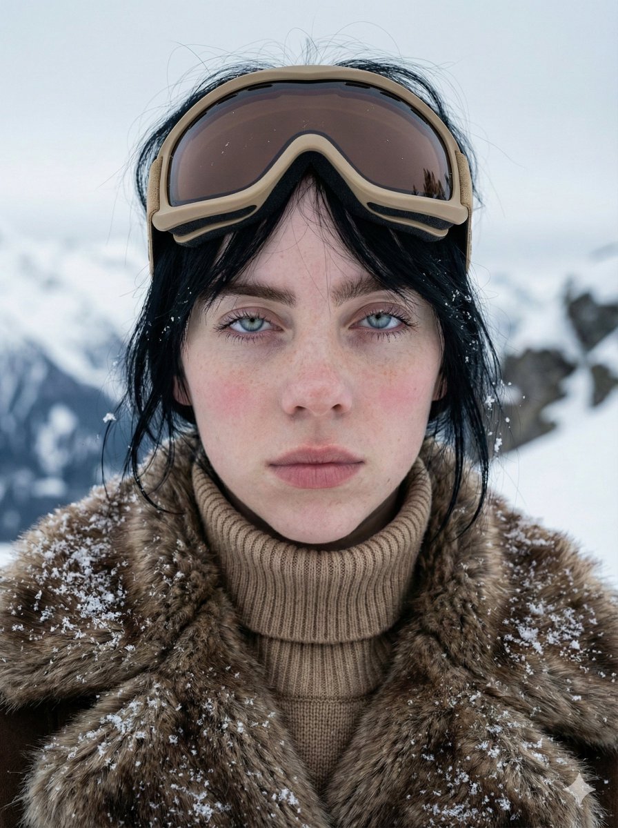 Structured JSON Prompt for Arctic Cinematic Portrait — example 4