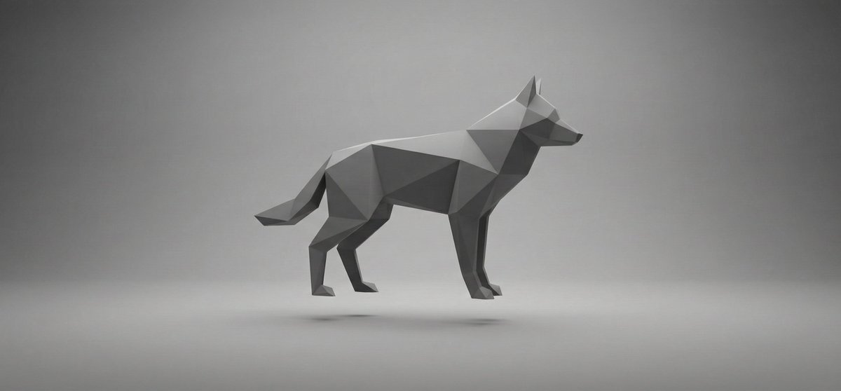 Abstract Geometry Portrait in Zen Space — example 1