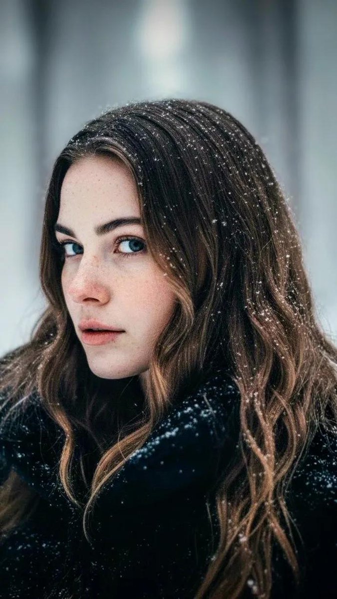 Cinematic Winter Portrait Prompt for Gemini — example 2