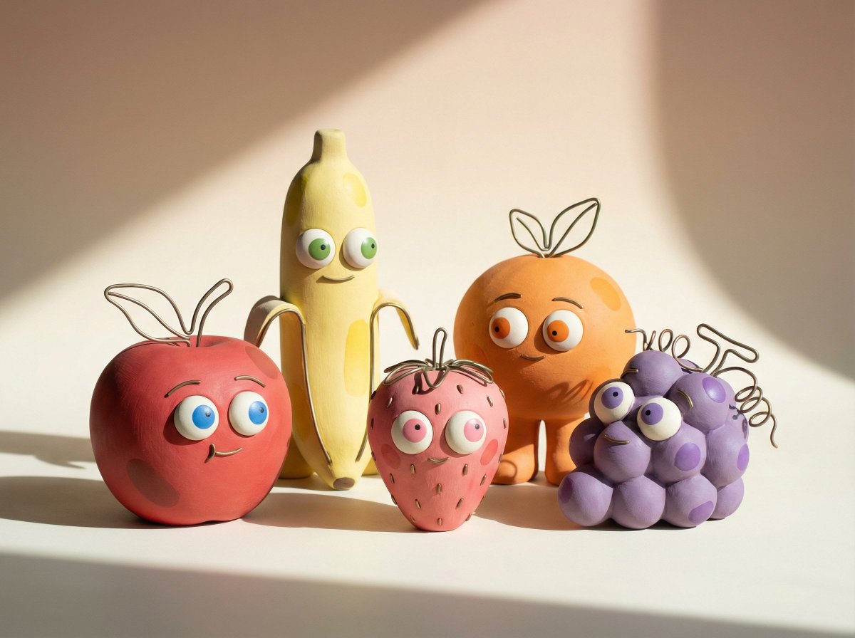 Handmade Clay Figurine Style with Wire Elements — example 3