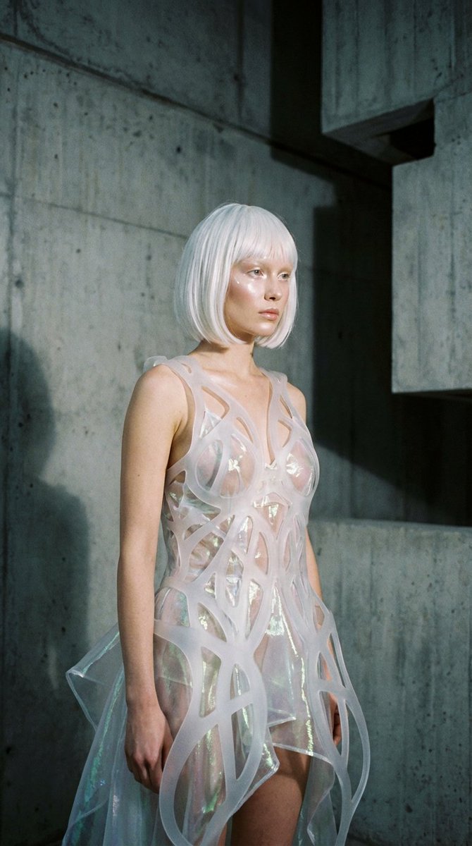 Avant-Garde Architectural Fashion Editorial — example 1