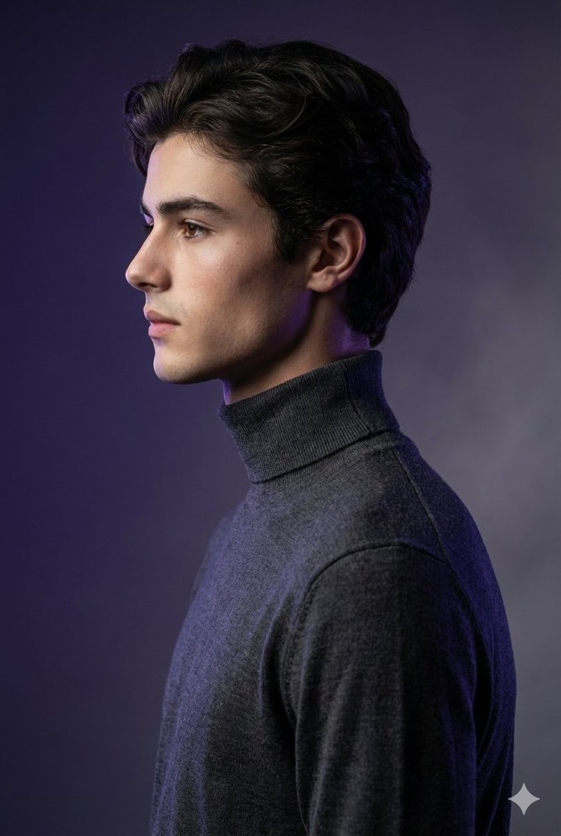 High-Fashion Studio Portrait with Identity Lock — example 2