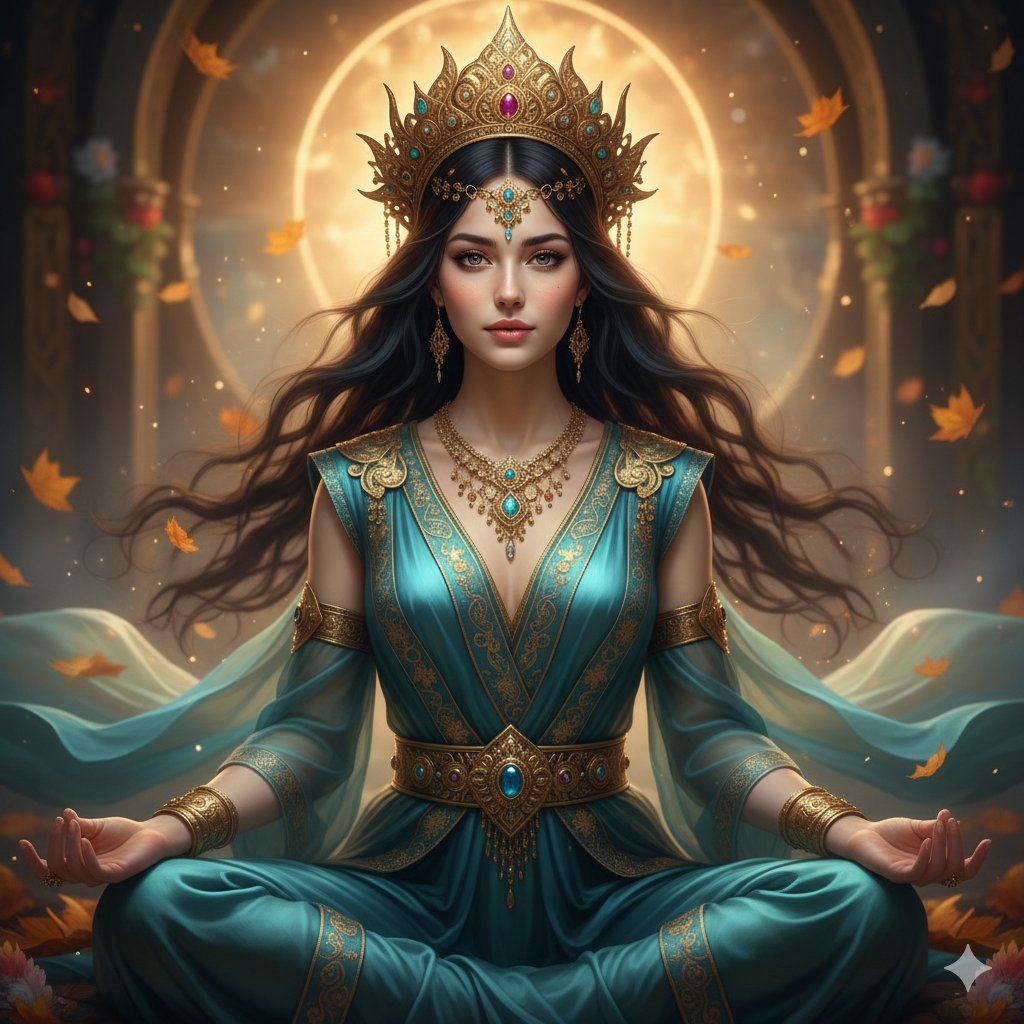 Ultra-Realistic Divine Goddess Fantasy Portrait — example 1