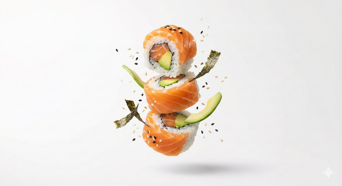 Premium Floating Food Hero Shot Template — example 1