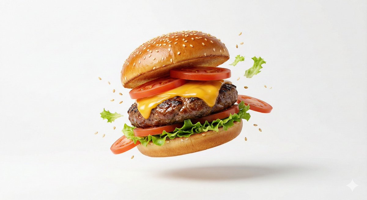 Premium Floating Food Hero Shot Template — example 2