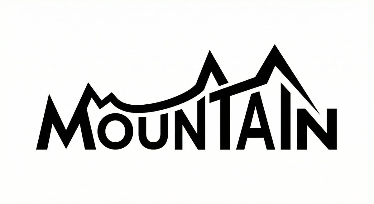 Minimalist Word-as-Object Logo Design — example 3