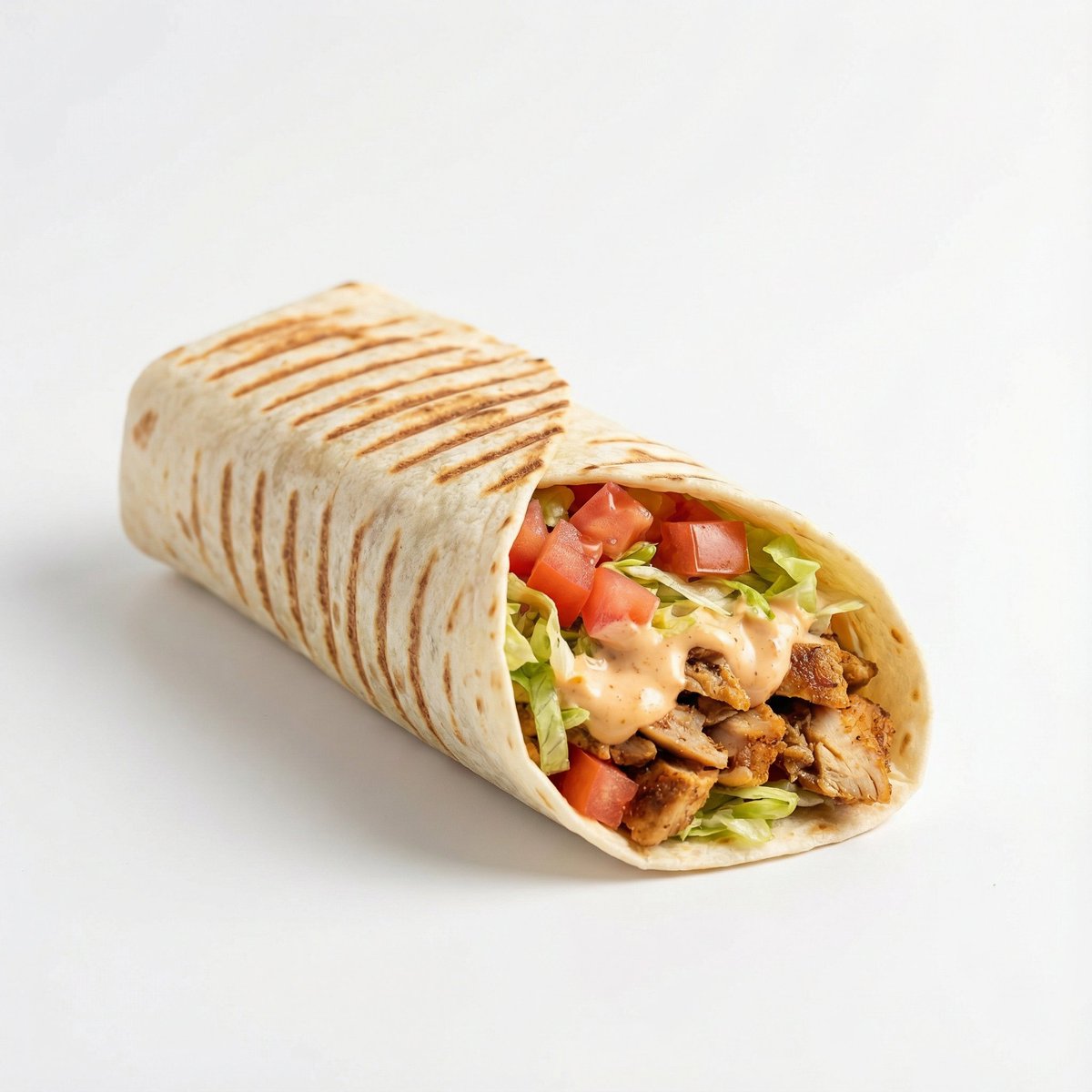 Shawarma Product Photography and Exploded Infographic — example 2