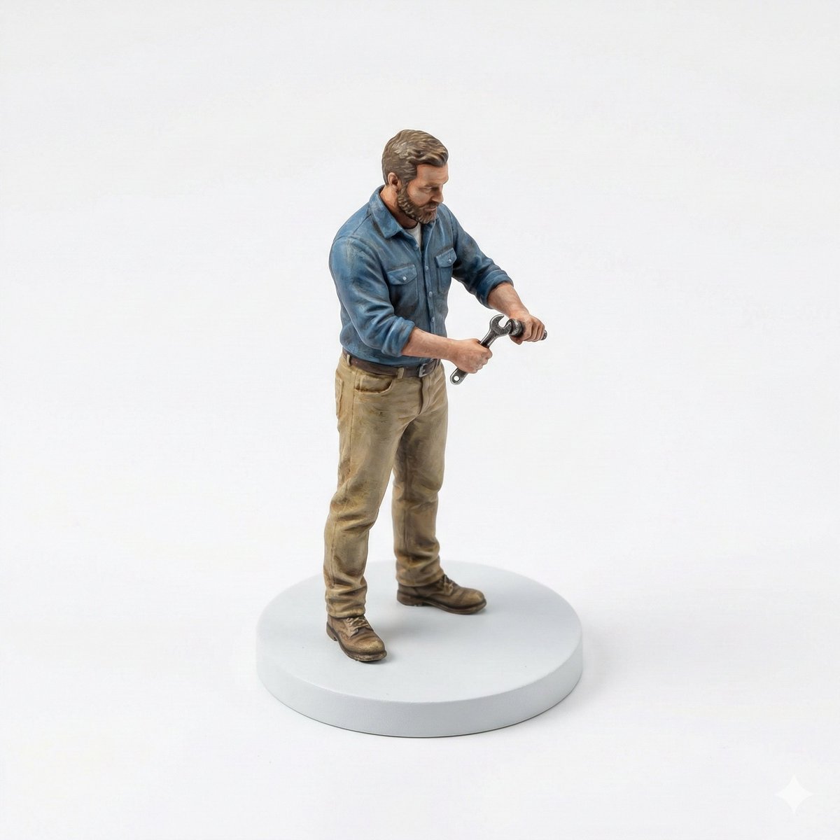 Selfie to Isometric Figurine Prompt Template — example 2