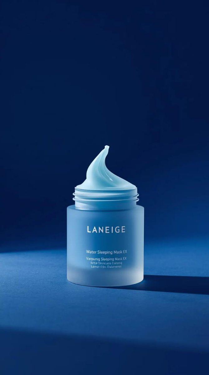 LANEIGE Water Sleeping Mask Product Video Prompt (Slow Motion) — example 1