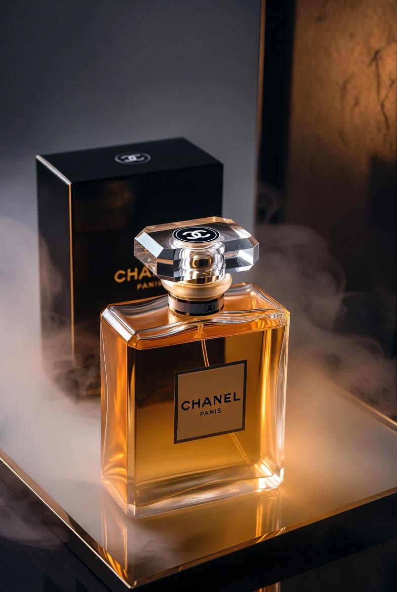 Chanel Perfume Product Shot Prompt — example 2