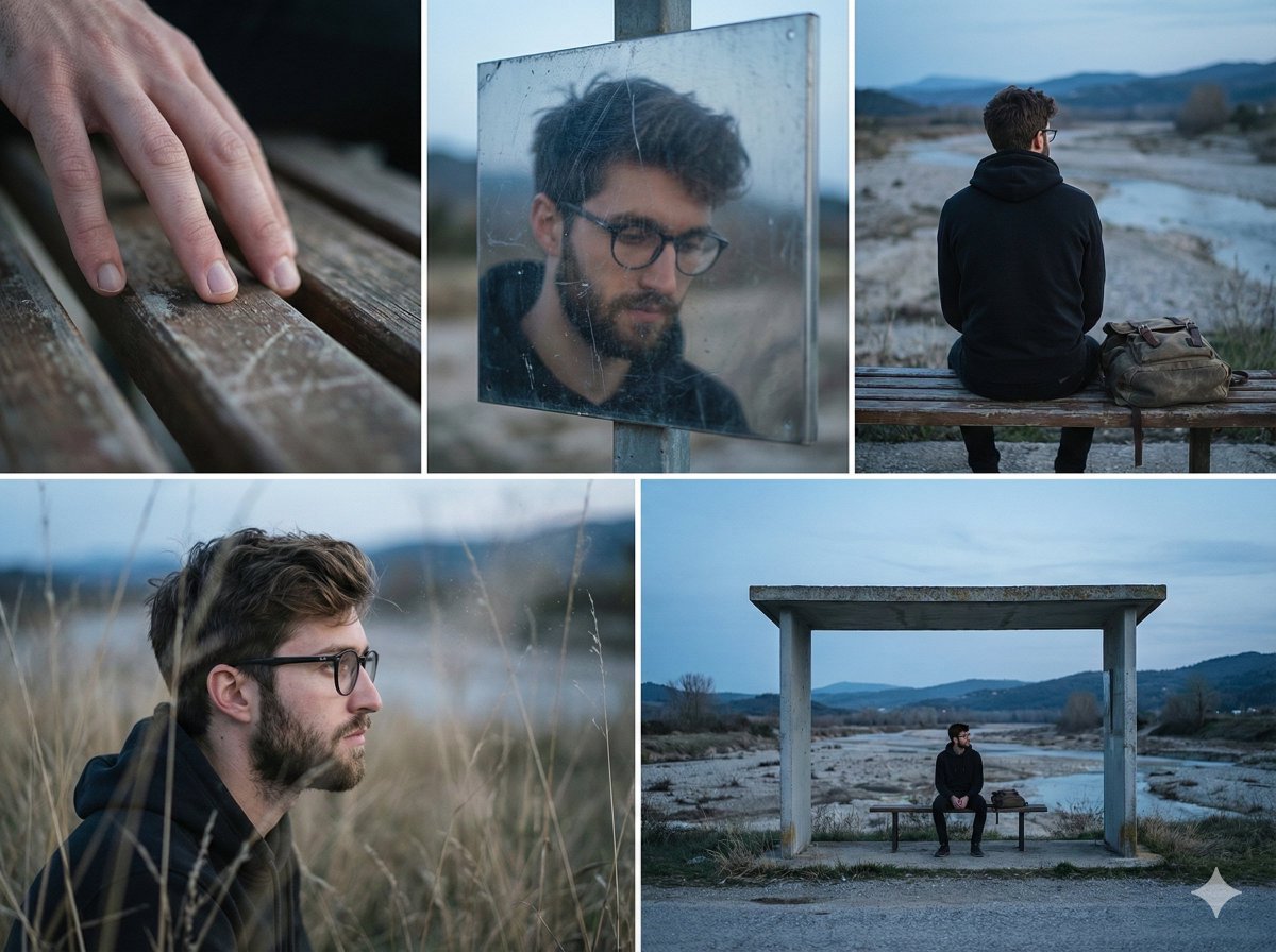 Nostalgic Memory Narrative Grid Prompt — example 1