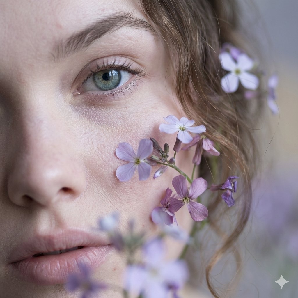 Hyper-Realistic Macro Fine Art Portrait Prompt — example 1