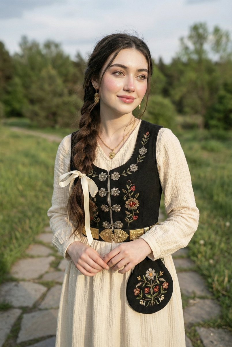 Traditional Attire Portrait with Strict Face Preservation Prompt — example 2
