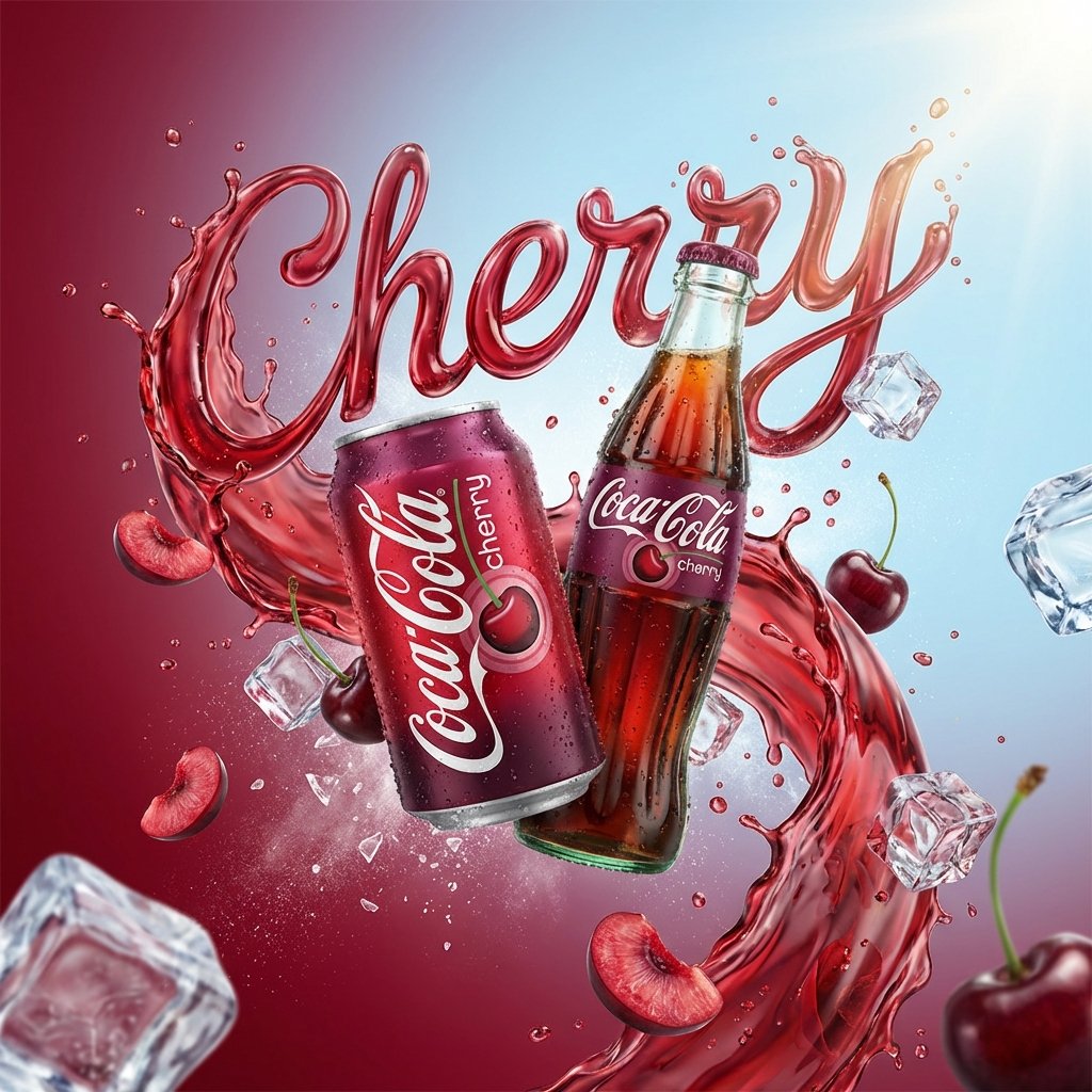 High-End Soda Advertising Visual — example 2