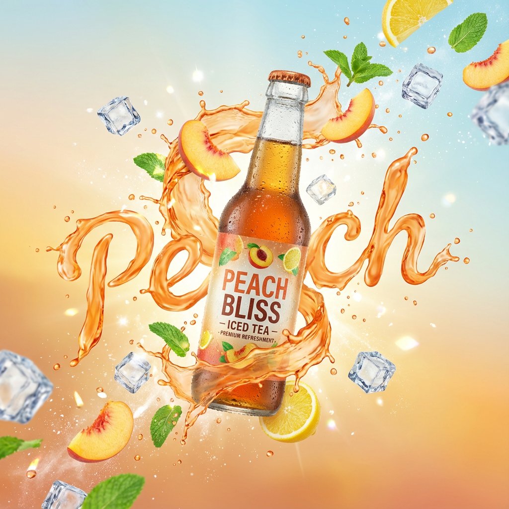 High-End Soda Advertising Visual — example 3