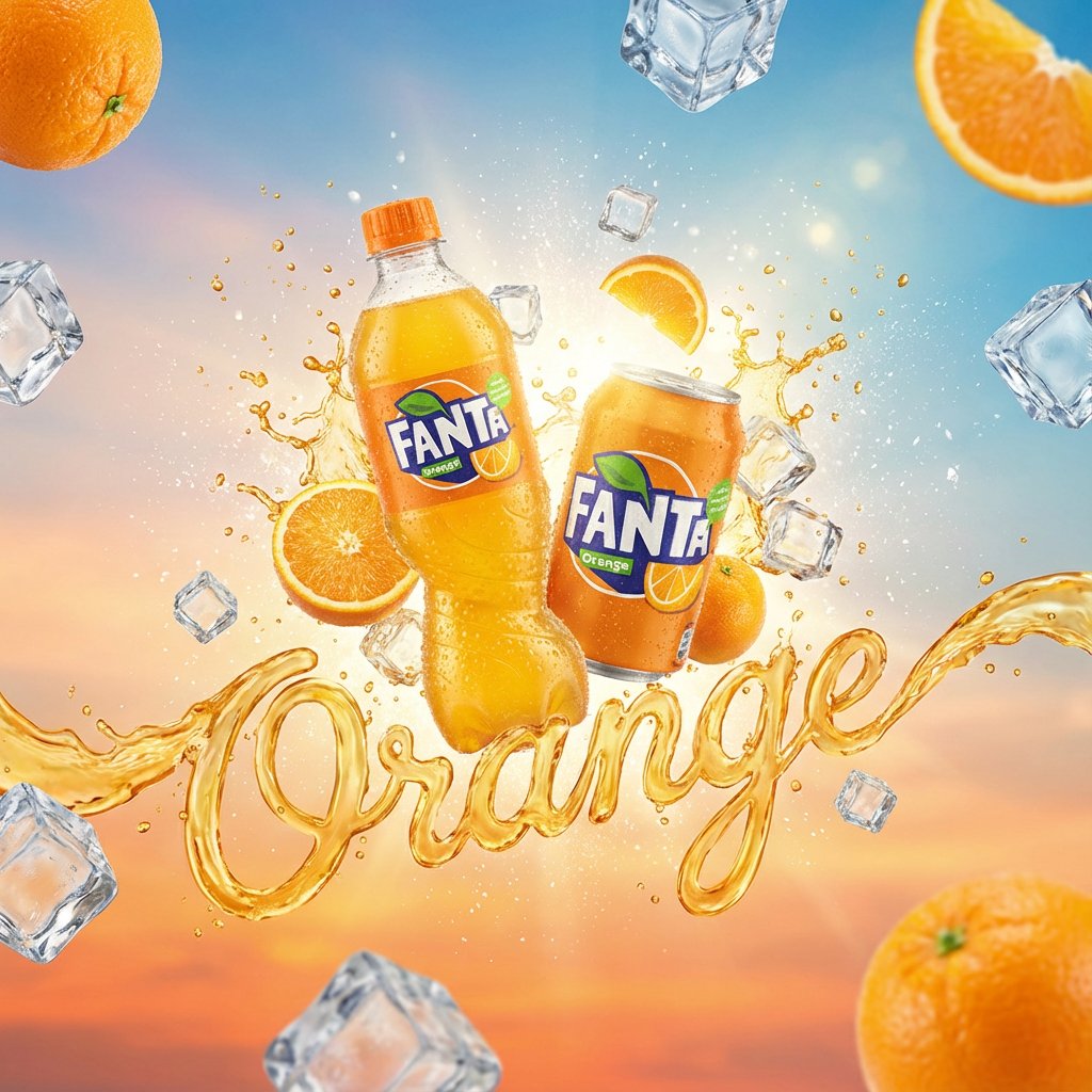 High-End Soda Advertising Visual — example 4