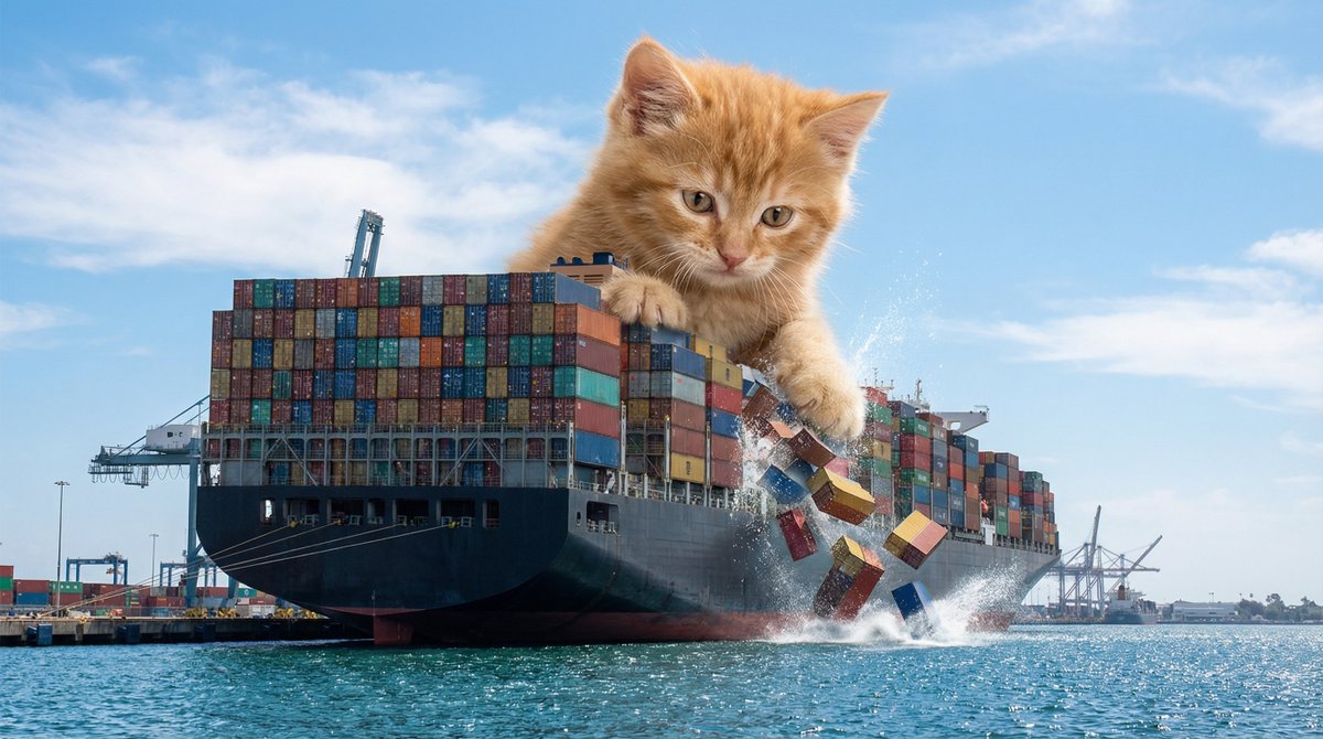 Kaiju Kitten Destroying Sydney Waterfront — example 3