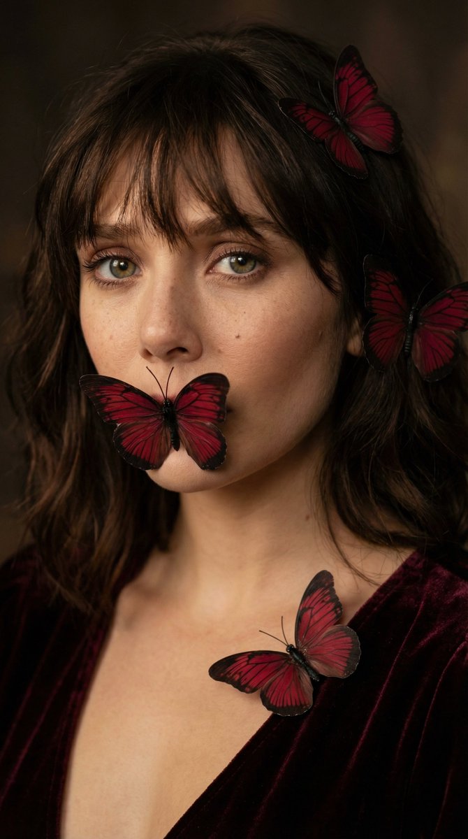 Mysterious Butterfly Portrait Prompt — example 1