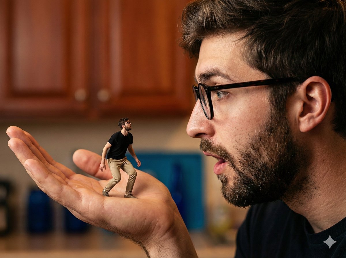 Surreal Forced Perspective Composite Prompt for Nano Banana Pro — example 1