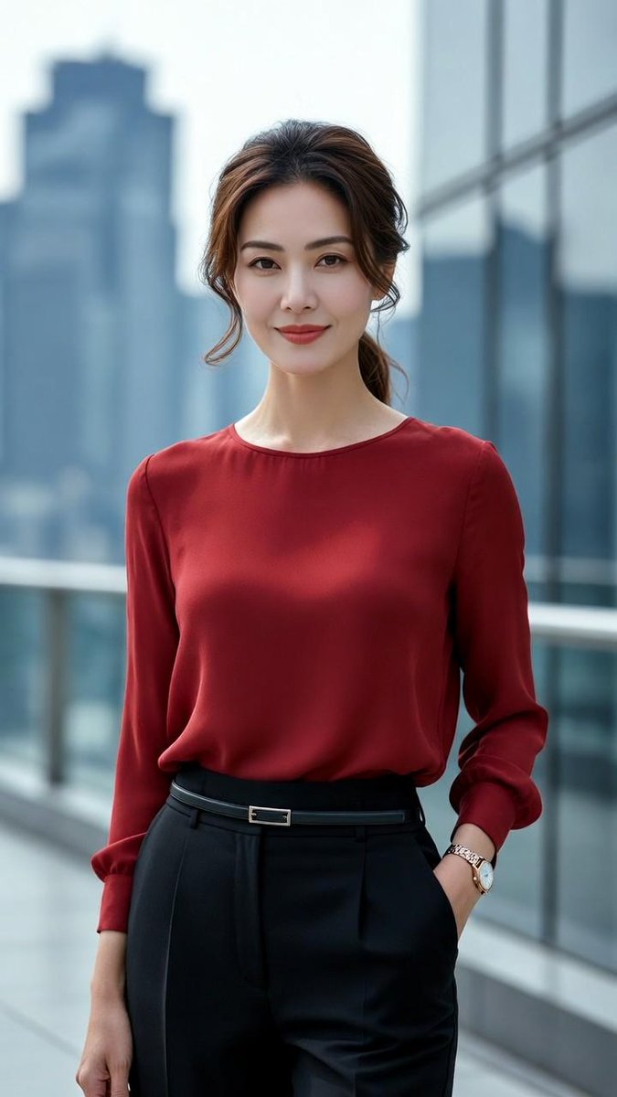 Soft Glam Executive Portrait with Identity Preservation