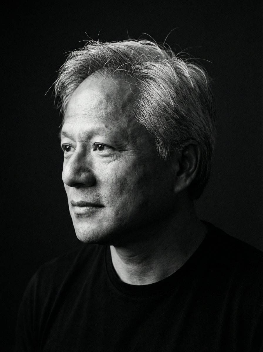 Minimalist Black and White Portrait Photography — example 1