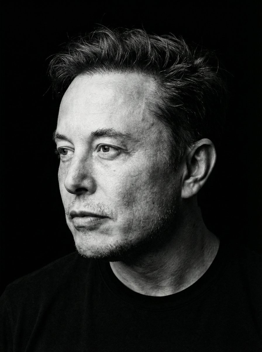 Minimalist Black and White Portrait Photography — example 3