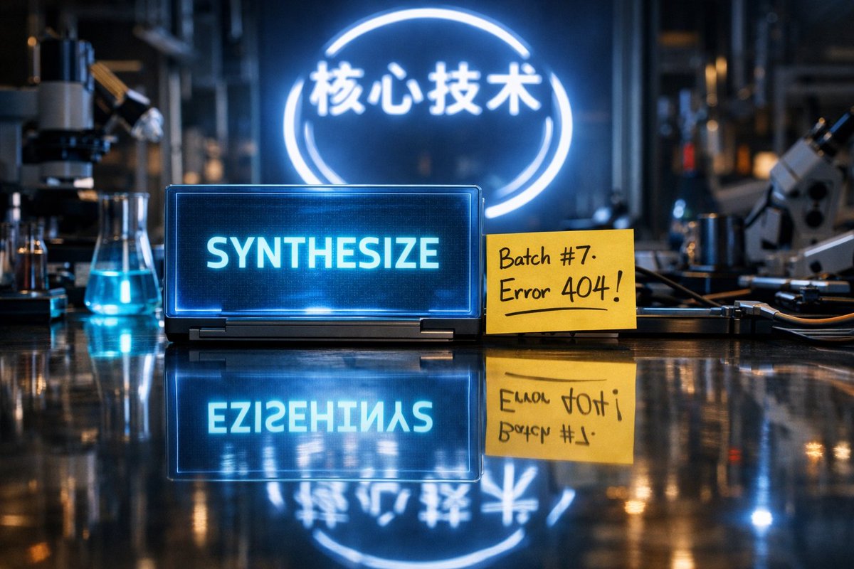 Futuristic Laboratory Text Accuracy Test Prompt — example 2