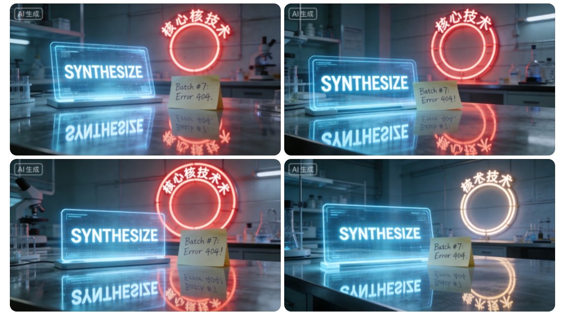 Futuristic Laboratory Text Accuracy Test Prompt — example 4