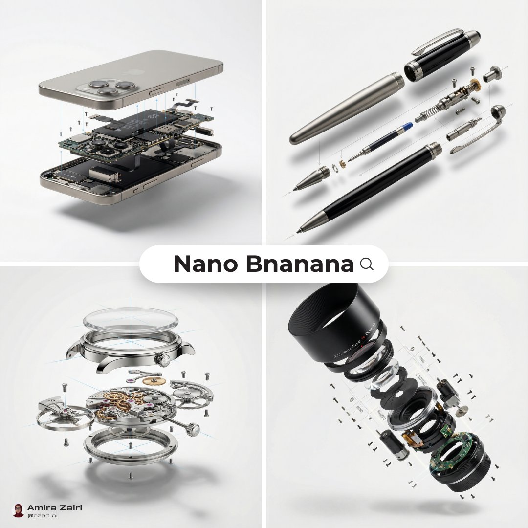 Exploded View Diagram Showing Internal Mechanical Structure — example 1