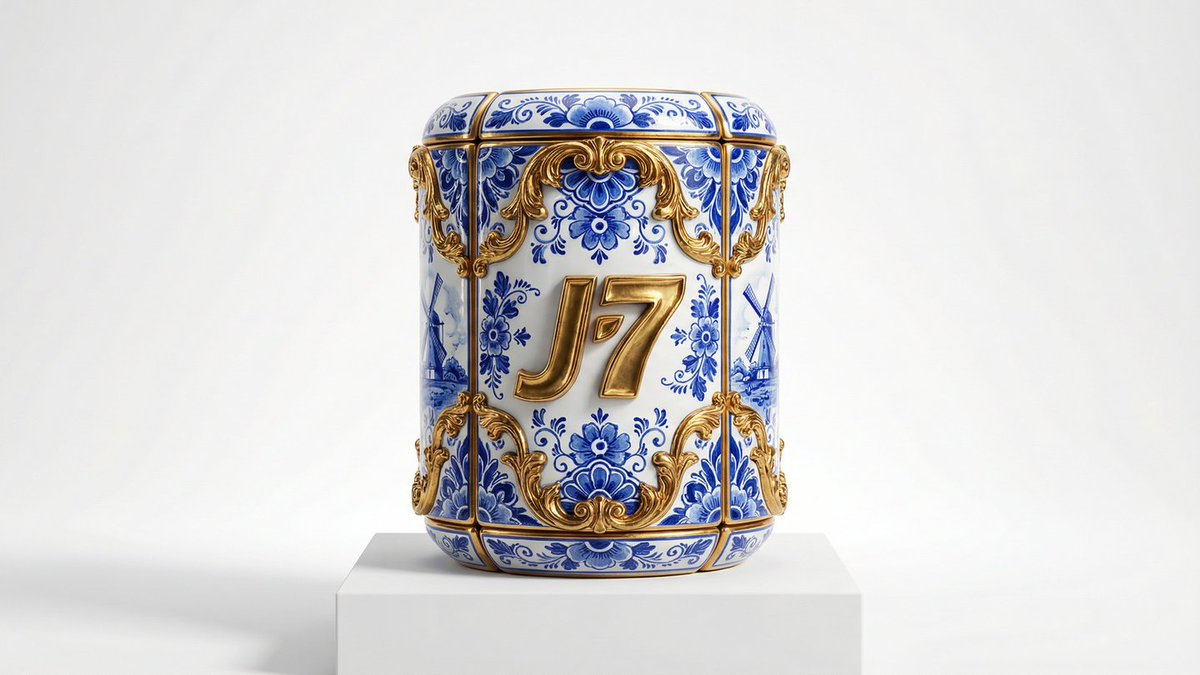 Gilded Delftware Product Signature Prompt — example 4