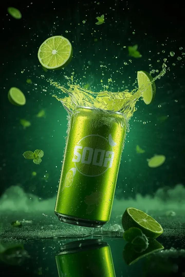 Ultra-Cinematic Beverage Advertising Shot — example 2