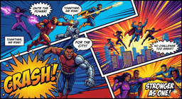 High-Energy, Print-Ready Comic Art Prompt — example 3