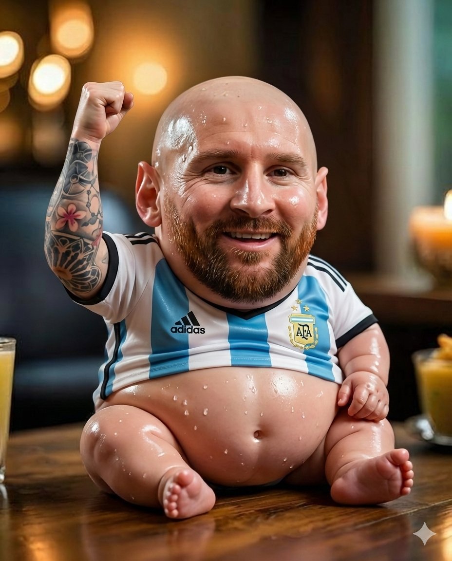 Hyper-Realistic Caricature of a Bald Man in a Jersey — example 3