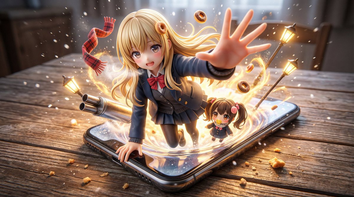 Character Emerging from Smartphone Screen (Forced Perspective) — example 4
