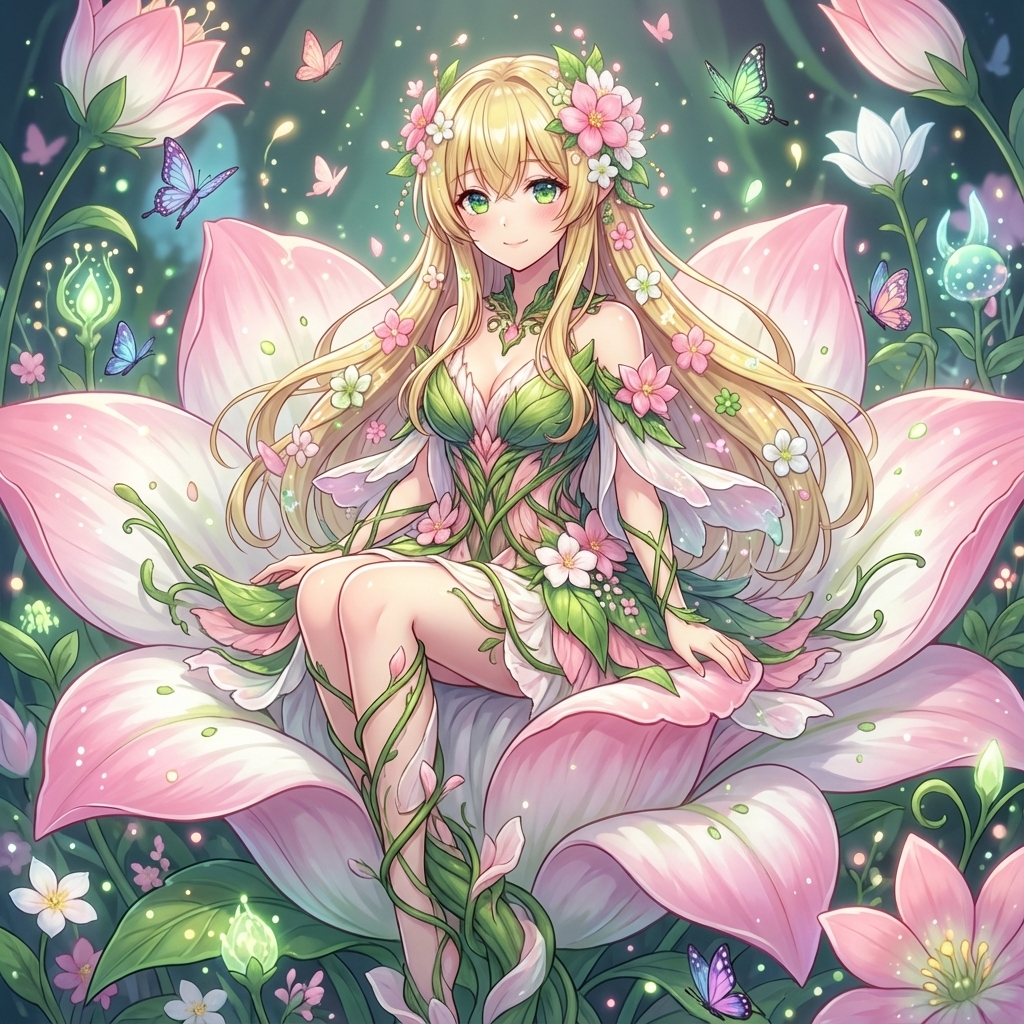 Alraune (Mandragora) Transformation Prompt — example 1
