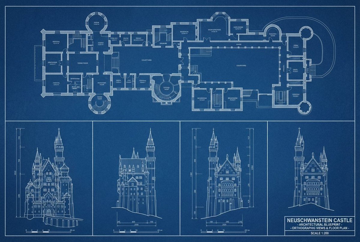 Architectural Blueprint Generation — example 2
