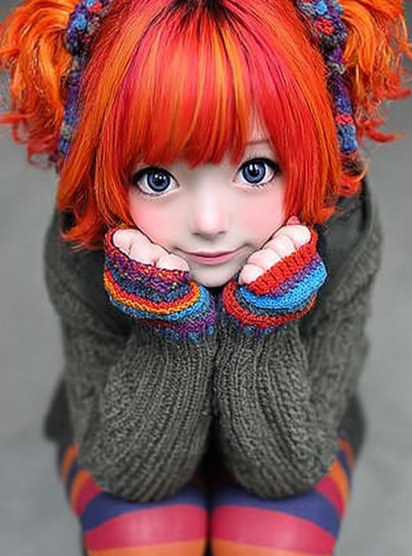 Kawaii Doll Magical Realism Character Portrait Prompt — example 2