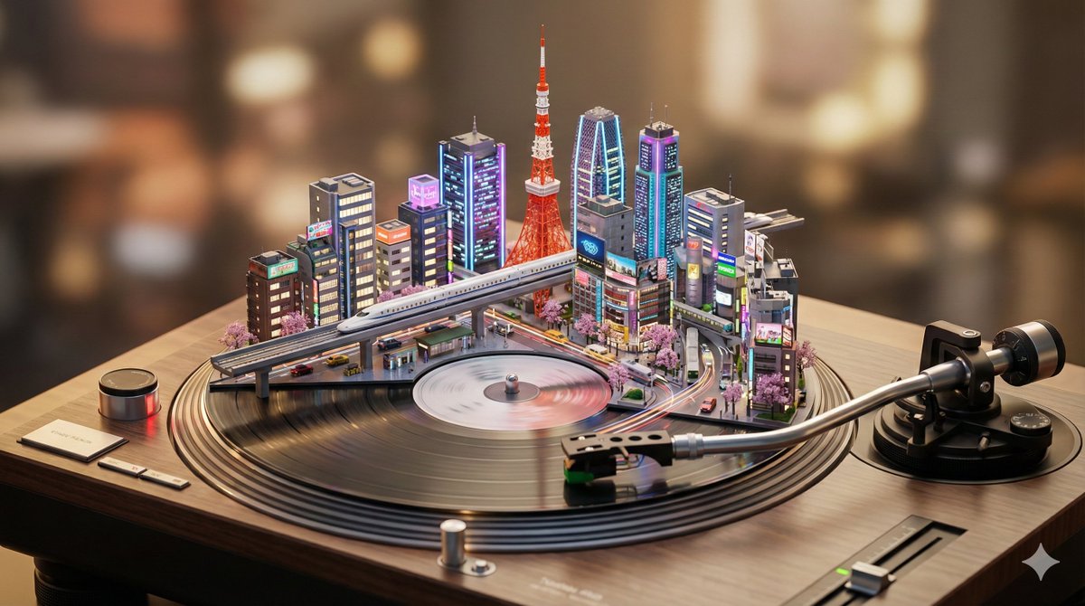 Object-Based Miniature City Diorama Prompt — example 4