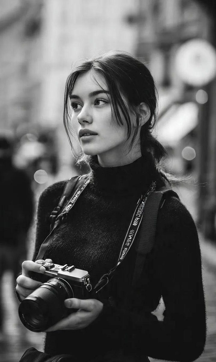 Monochrome Street Photographer Portrait — example 1