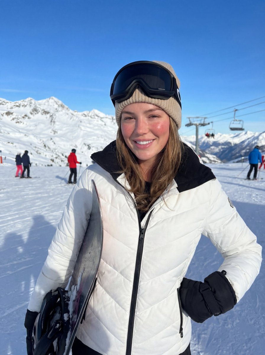 Alpine Ski Portrait with Anatomical Specifications